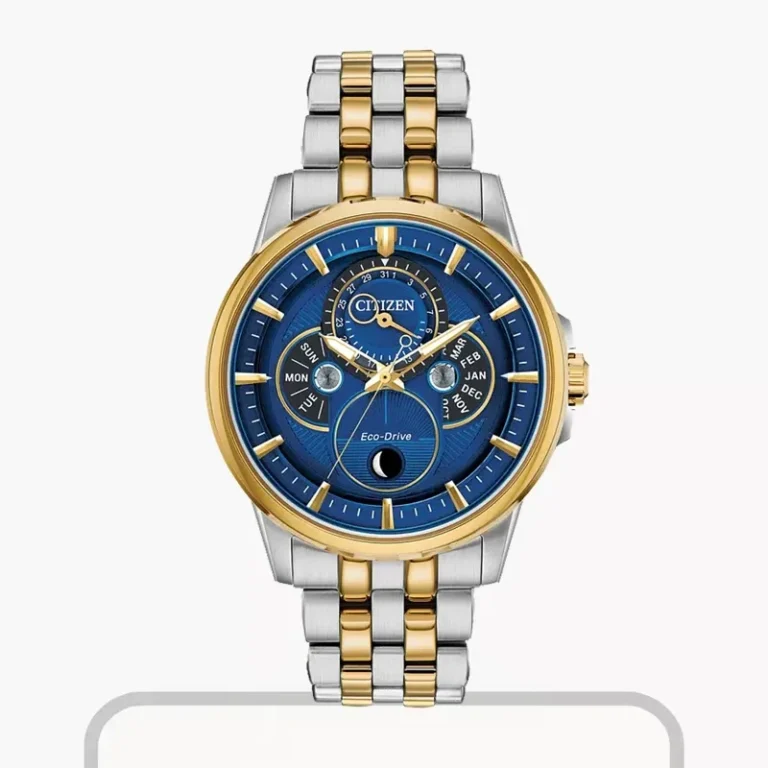 Citizen Calendrier Classic Moonphase Eco-Drive Men's Watch – BU0054-52L