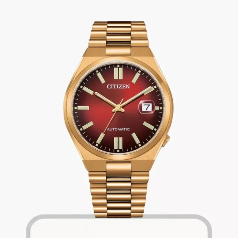 Citizen Tsuyosa Red Dial Rose Gold-Tone Men's Watch – NJ0153-82X