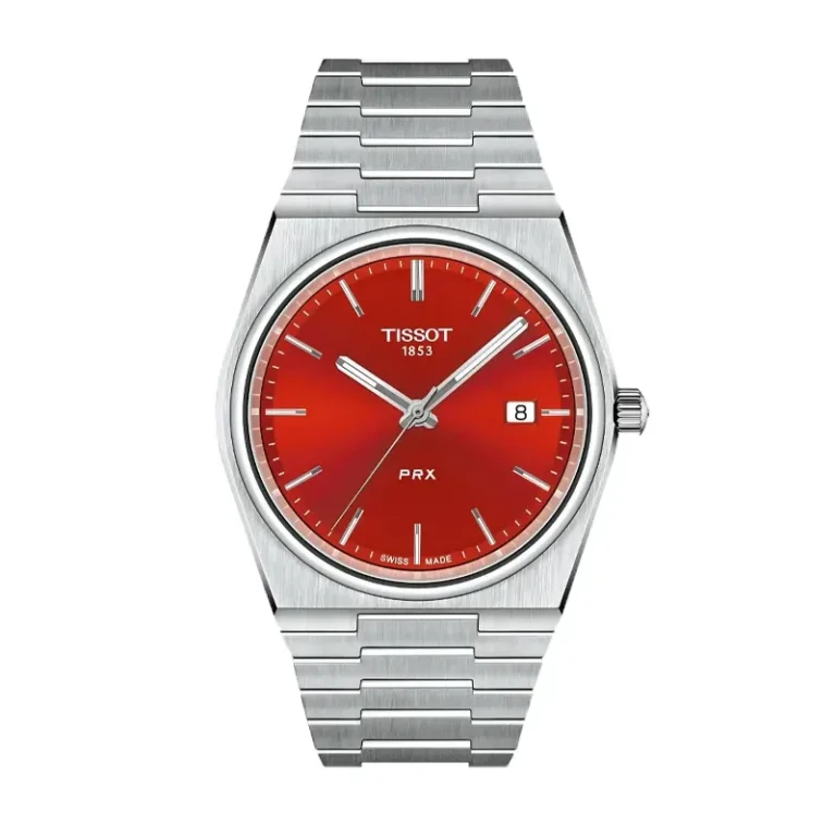 Tissot PRX Swiss Quartz Red Dial Men's Watch – T137.410.11.421.00
