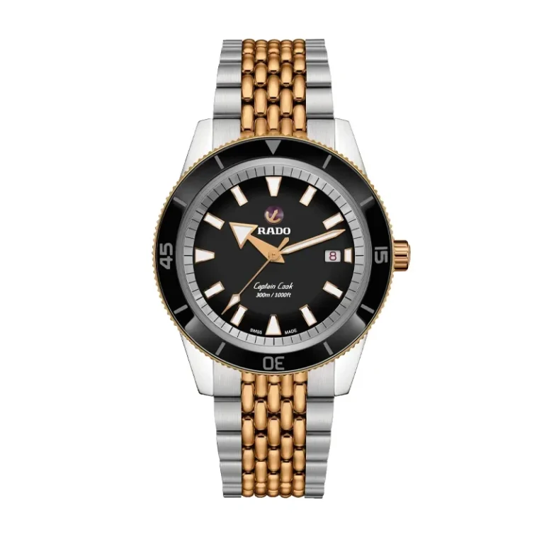 Rado Captain Cook Swiss Automatic Two-Tone Ceramic Men's Watch – R32137153