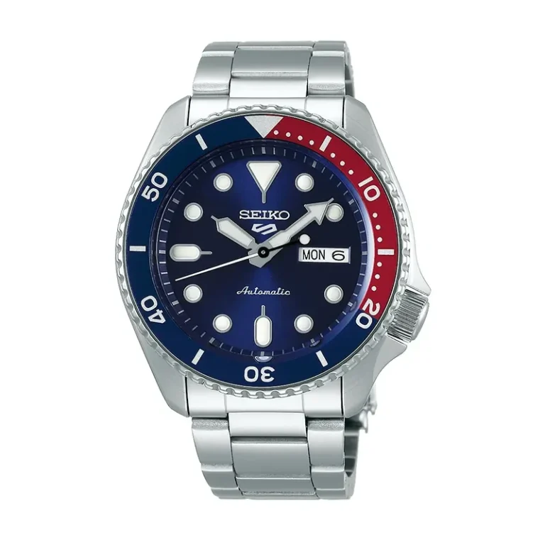 Seiko 5 Sports Blue Dial Pepsi Bezel Men's Watch – SRPD53K1