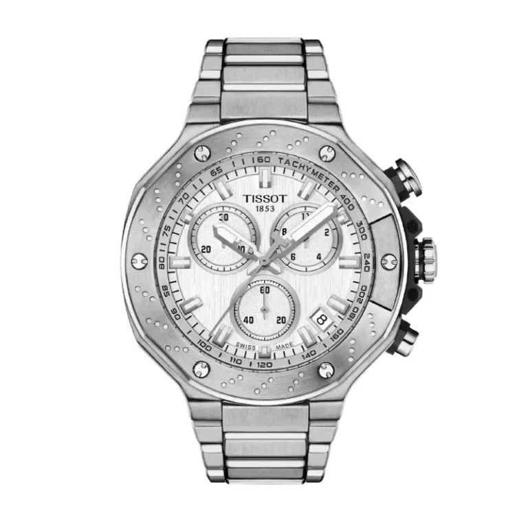 Tissot T-Race Swiss White Chronograph Men's Watch – T141.417.11.031.00