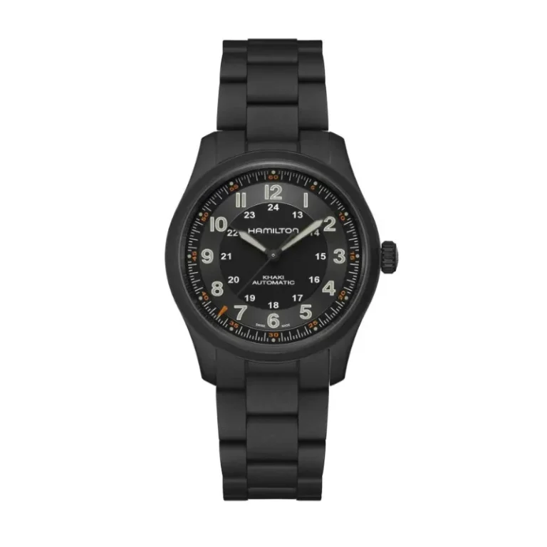 Hamilton Khaki Field Automatic Titanium Black Men's Watch – H70215130