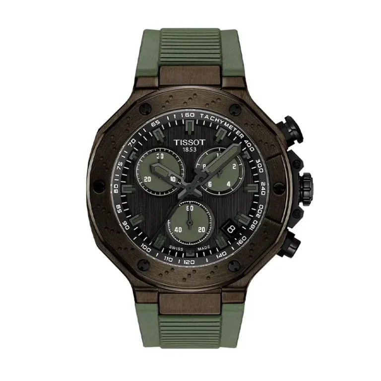 Tissot T-Race Sporty Chronograph Green Men's Watch – T141.417.37.061.02