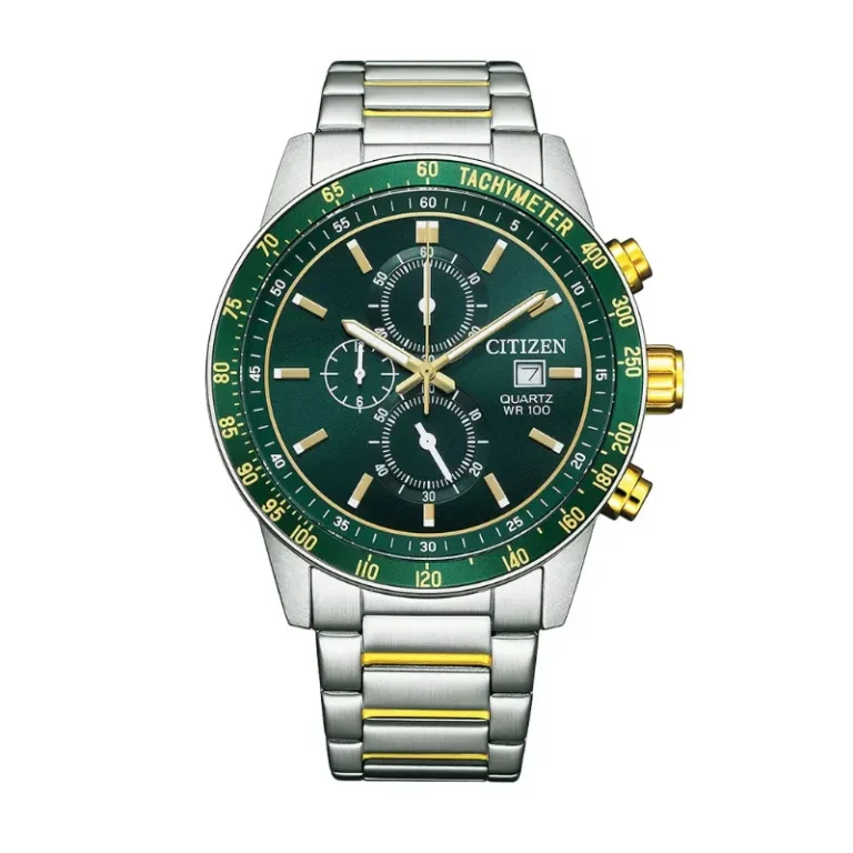 Citizen Chronograph Tachymeter Two-Tone Men's Watch – AN3689-55X