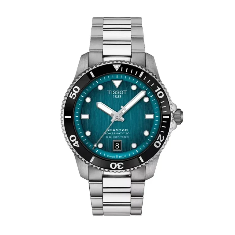 Tissot Seastar 1000 Powermatic 80 Green Dial Men's Watch – T120.807.11.091.00