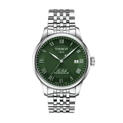 Tissot Le Locle Powermatic 80 Green Dial Men's Watch – T006.407.11.093.00