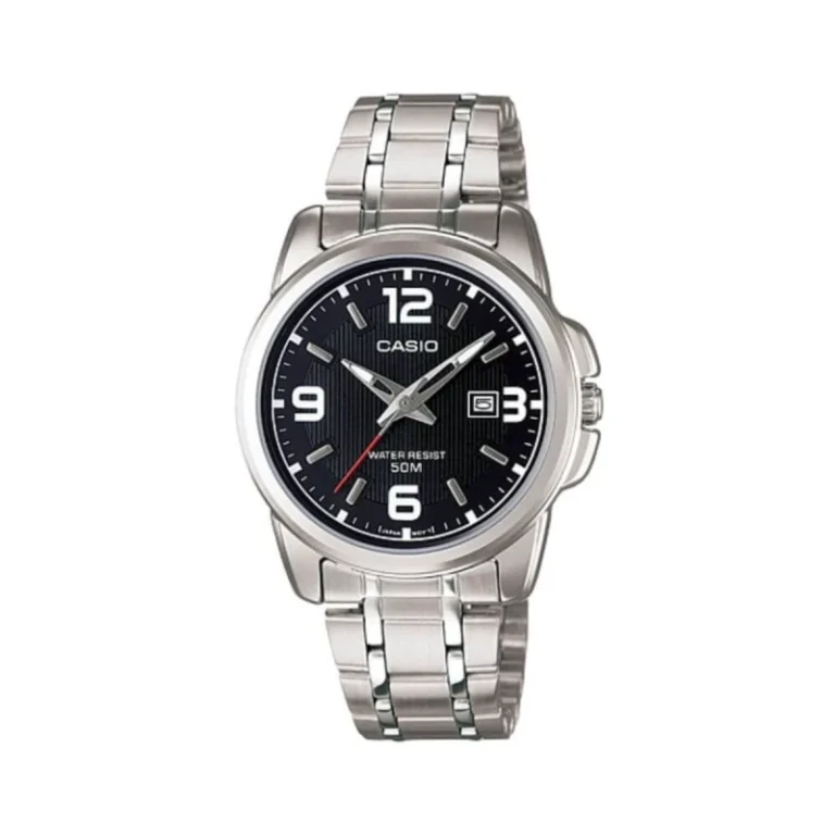 Casio LTP-1314D-1AVDF black dial stainless steel watch