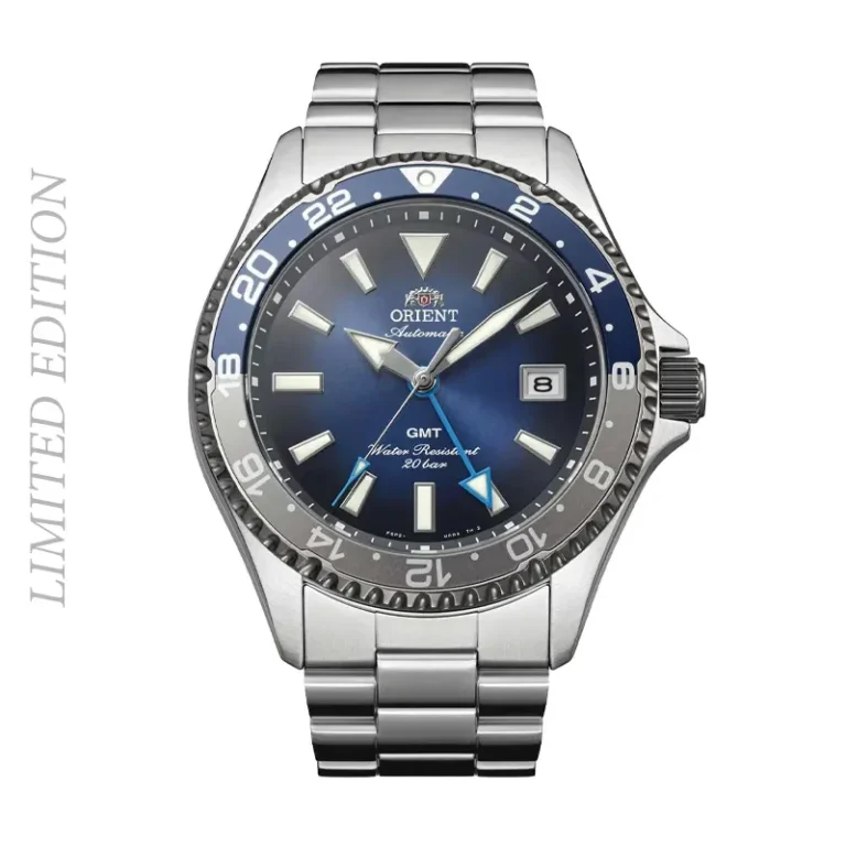 Orient Mako GMT Blue Dial Limited Edition Men's Watch – RA-BC0005L