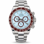 Rolex — Ice Blue Dial, Brown Bezel & Silver-Tone Bracelet (Master Grade)