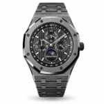 Audemars Piguet — Dark Multi-Subdial Face & Black Strap