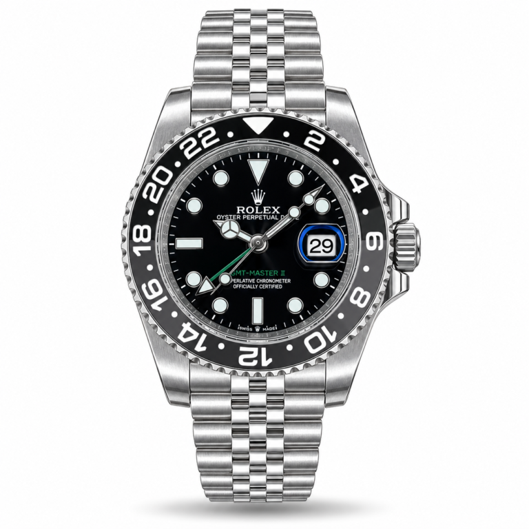 Rolex — Black Dial, Grey-Black Bezel & Jubilee-Style Bracelet (u1)